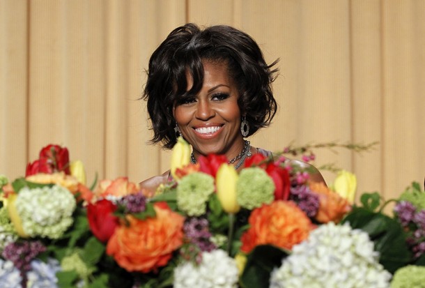 michelle obama white house correspondents dinner. U.S. first lady Michelle Obama