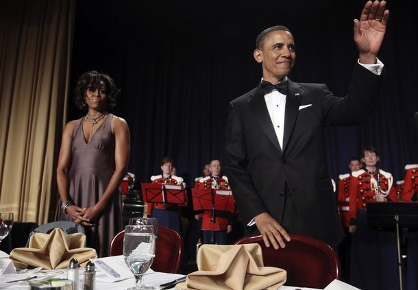 michelle obama correspondents dinner. U.S. President Barack Obama