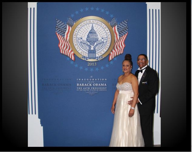 Cecil and Marsha Webster At The President's Inaugural Ball