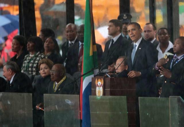 Barack Obama - While I will always fall short of Madiba's example,he makes me want to be a better man